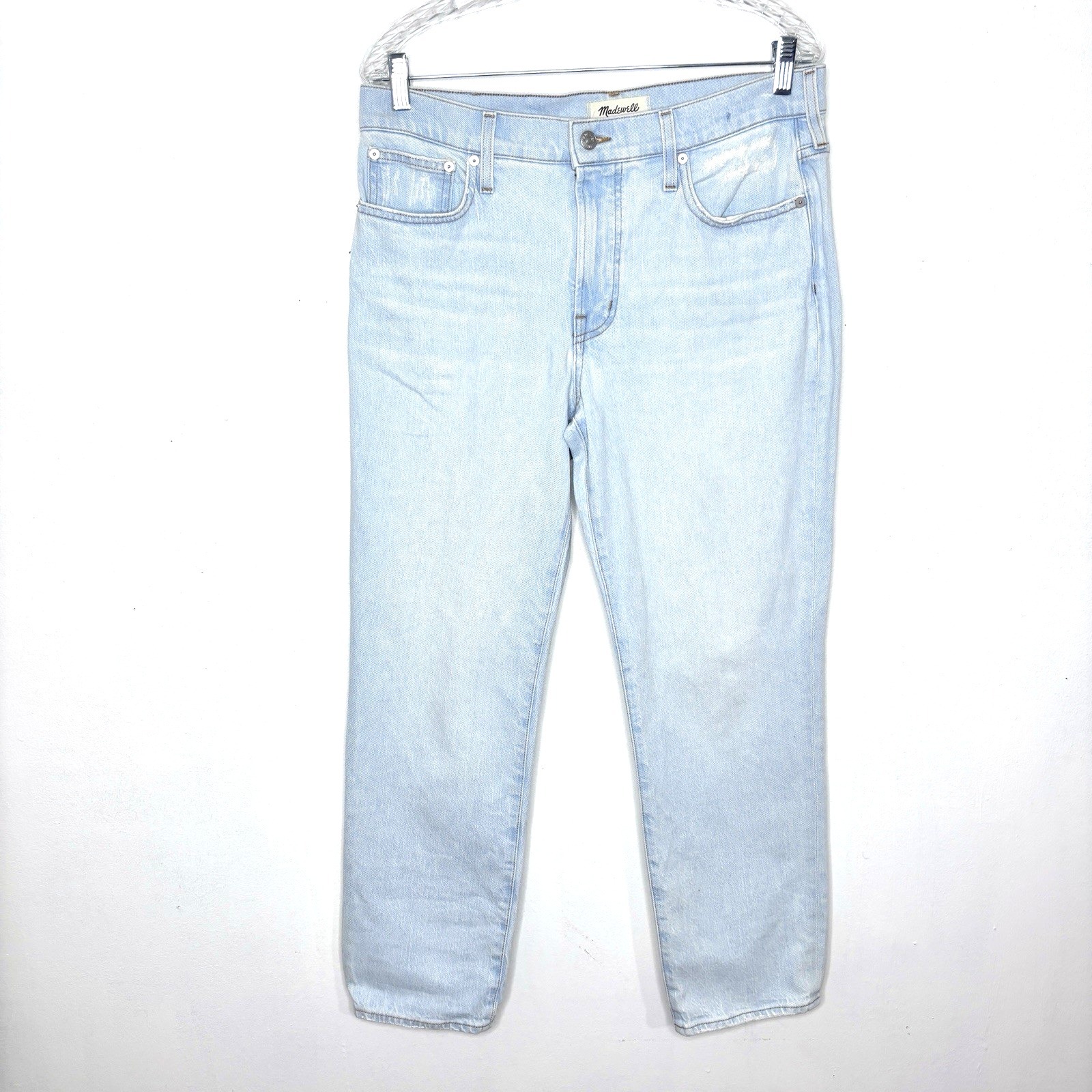 Madewell Jeans Womens 29 Light Wash Mid Rise Perfect Vintage Minimalist Casual